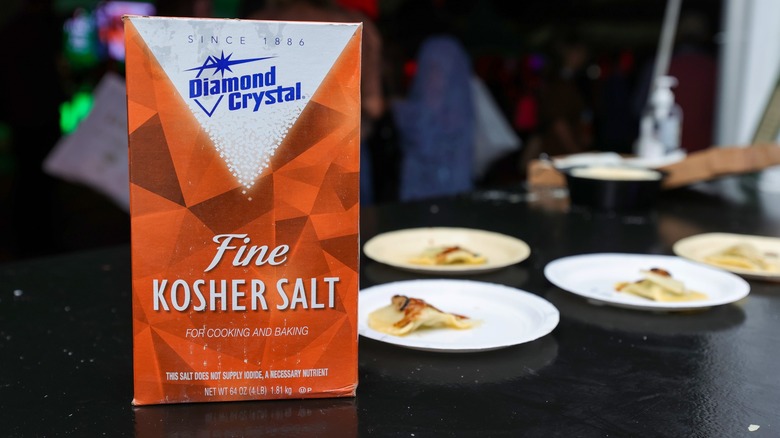 box of Diamond Crystal kosher salt