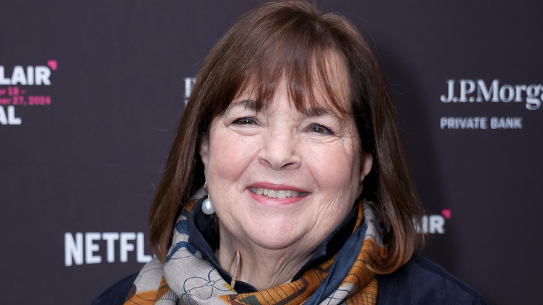 Ina Garten wearing a scarf