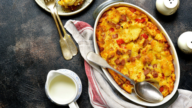 bread pudding with stuffing