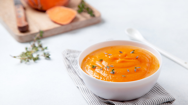 mashed sweet potatoes