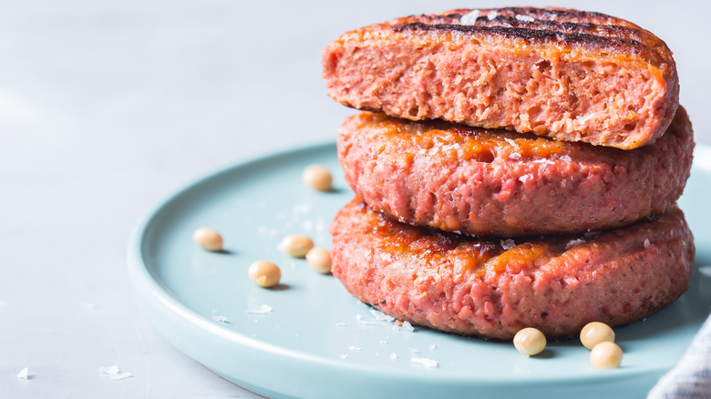 plant based vegan sausage patties