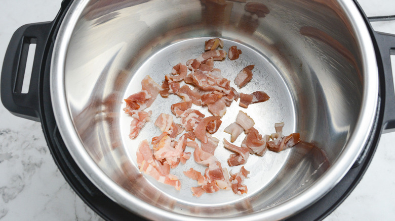 raw bacon in Instant Pot