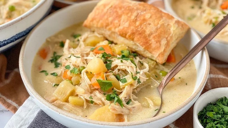 Instant Pot Chicken Pot Pie Soup