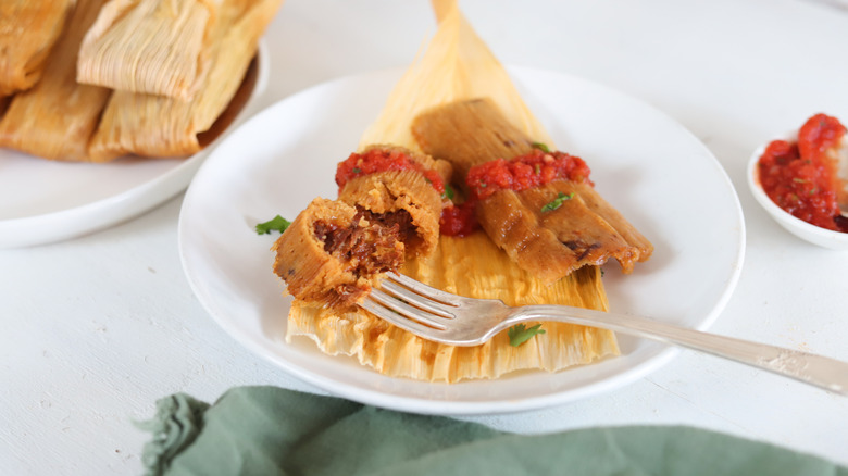 spicy beef tamales