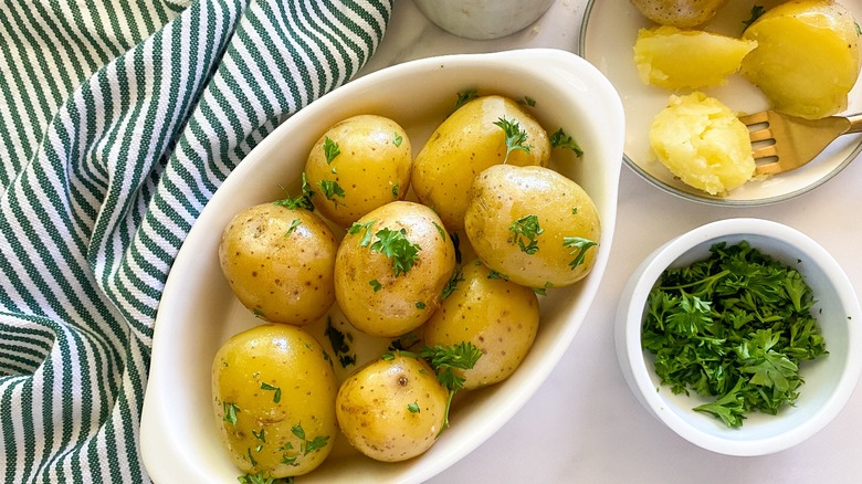 Salt Potatoes - Seasons and Suppers