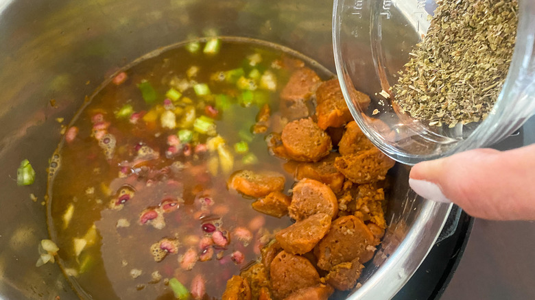 sausage mixture in instant pot 