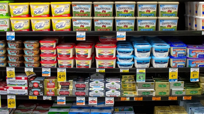 butter brands at grocery store