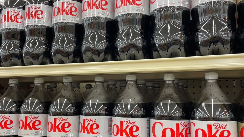 Diet Coke 2-liters in a grocery store