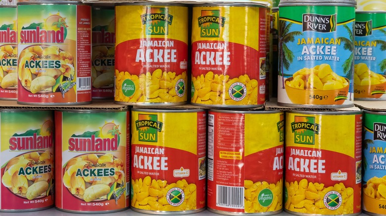 canned Jamaican ackee in store