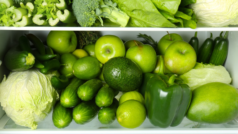 avocado in fridge