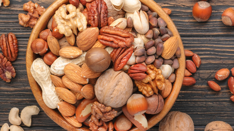 bowl of mixed nuts