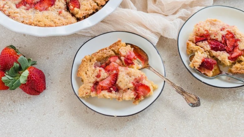 Strawberry Spoon Cake