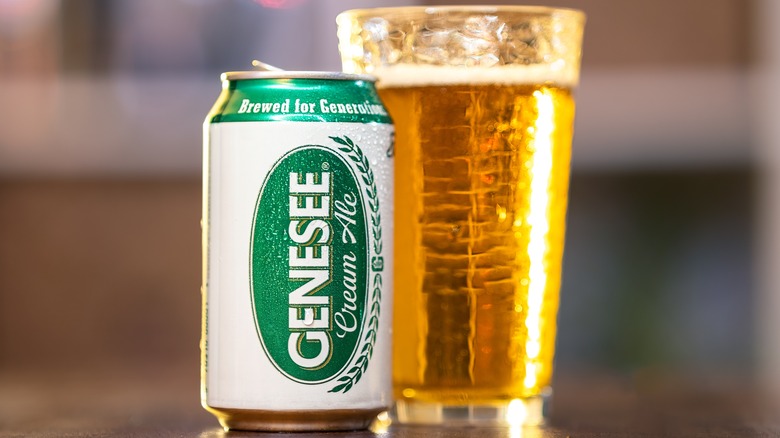 can and glass of Genesee Cream Ale 