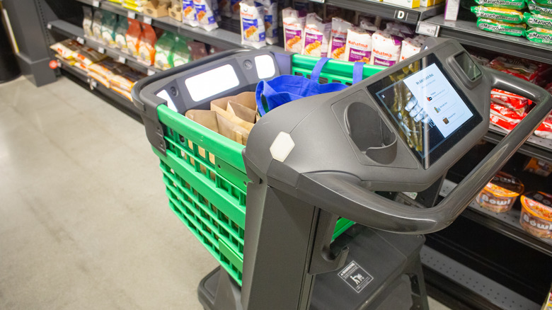 Amazon Dash Cart with sensors 