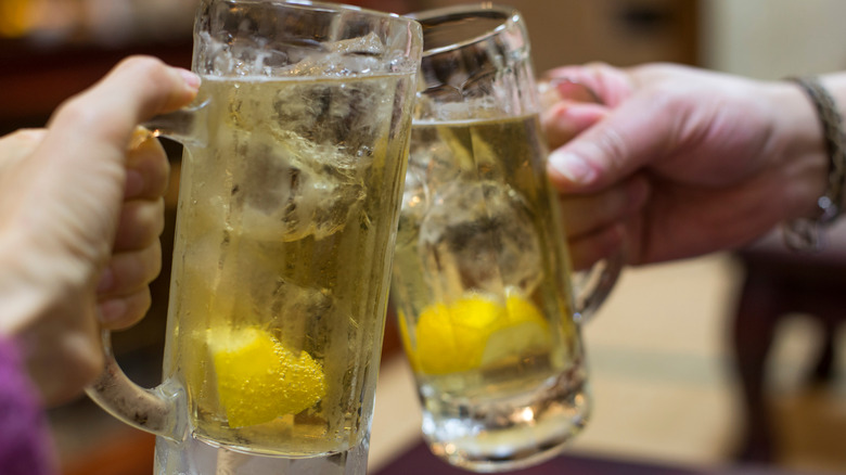 Japanese whisky highballs