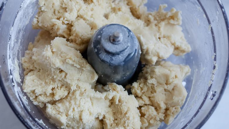 pie dough in food processor