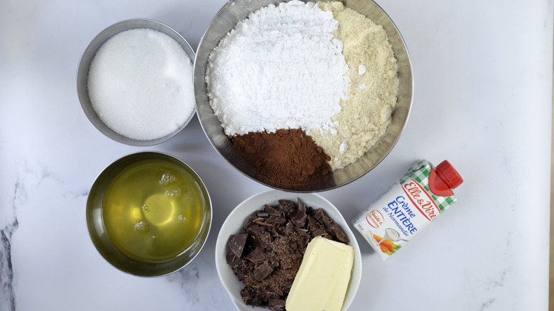 ingredients for macarons