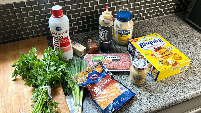 ingredients for bisquick sausage balls