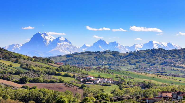 Apennine Mountains in Italy 