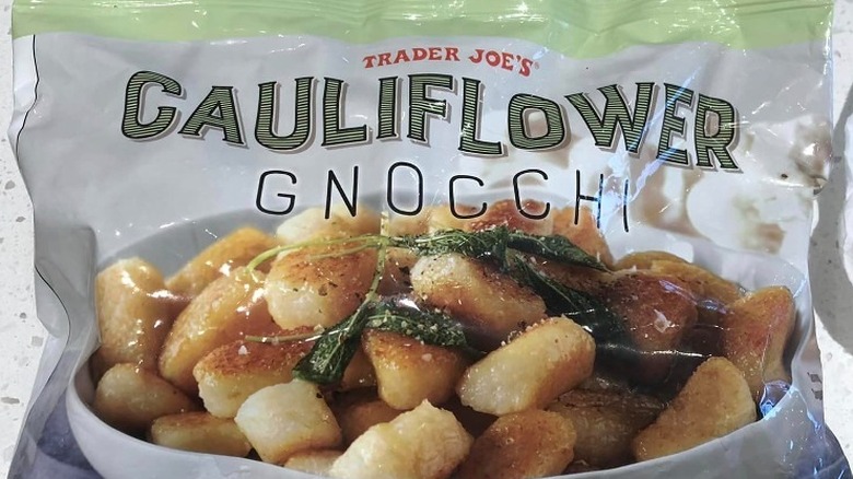 Air fried cauliflower gnocchi