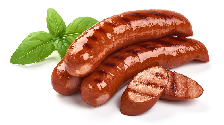 grilled bratwurst