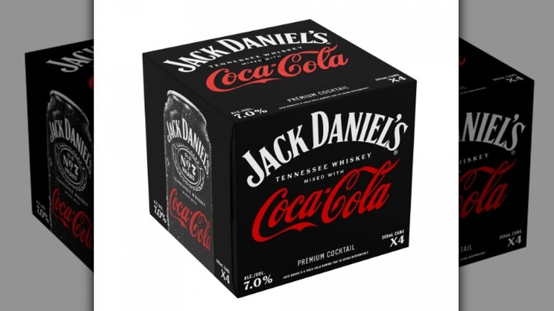 Jack & Coke canned cocktail box