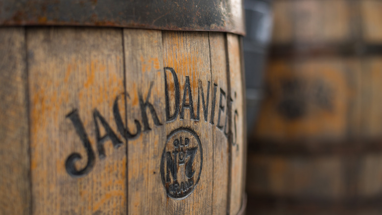 Jack Daniel's whiskey barrel