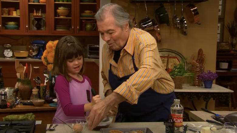 Jacques and Shorey Pépin cooking