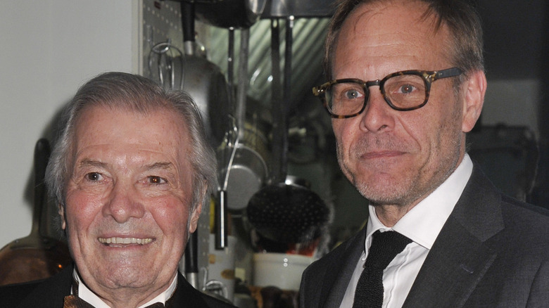 Jacques Pepin and Alton Brown