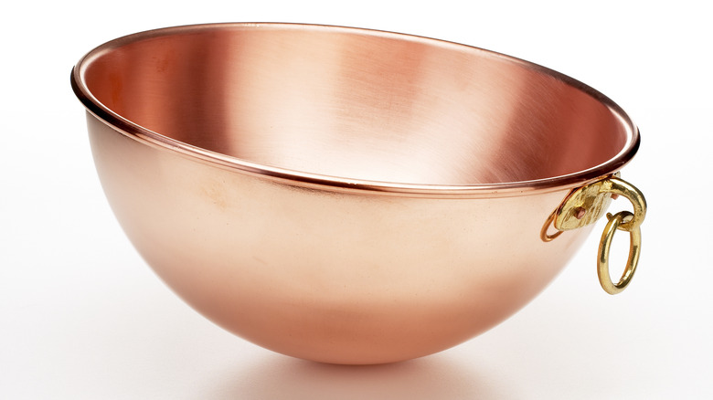 Copper mixing bowl