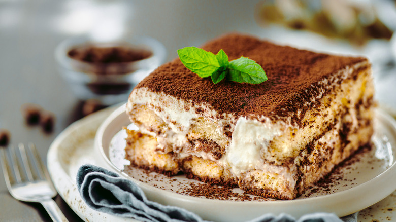 A slice of tiramisu