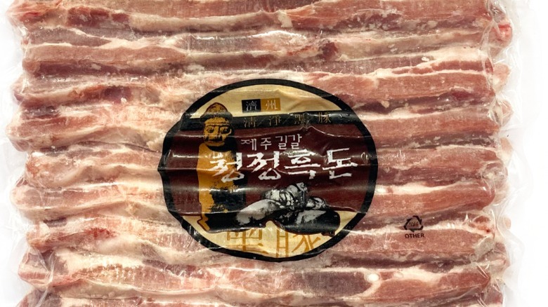 jeju pork in package