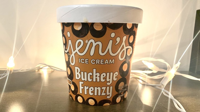 Jeni's Buckeye frenzy ice cream