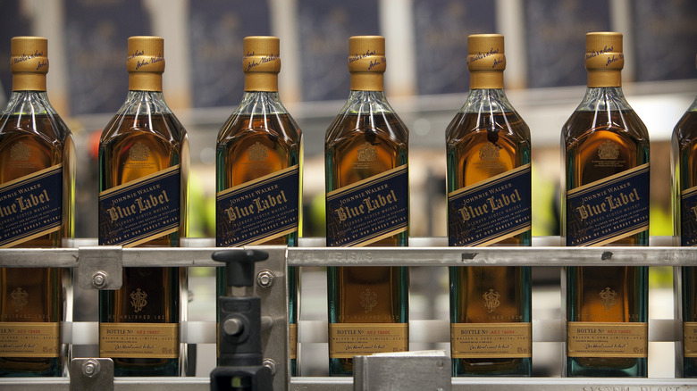 Blue Label in production