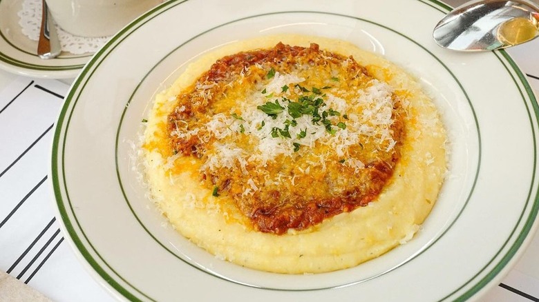 A plate of Jon & Vinny's polenta