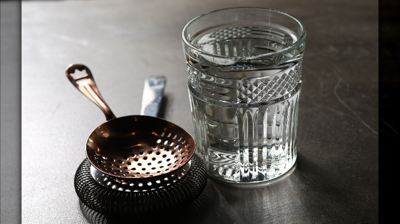 Julep and Hawthorne strainers