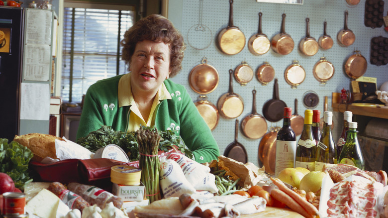 julia child in kitchen