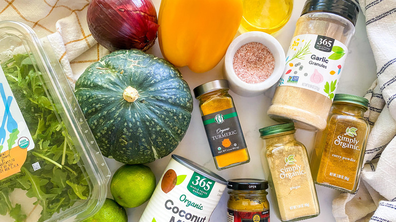 kabocha squash curry ingredients 