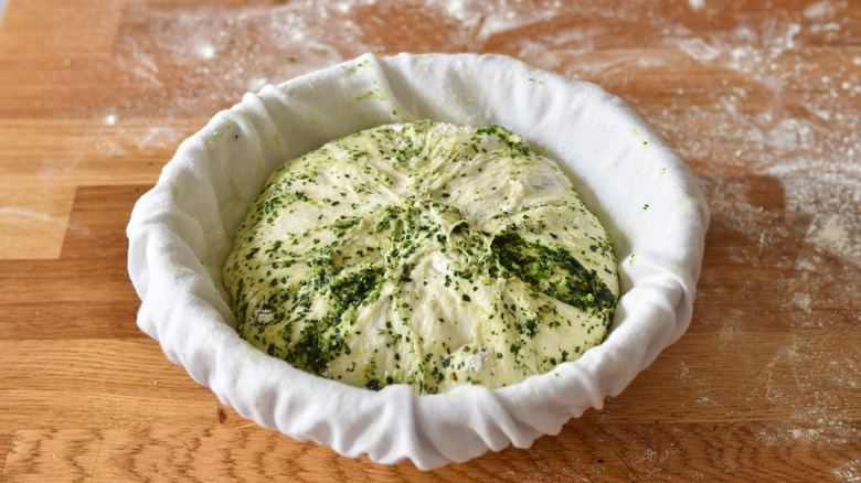 sourdough in bread basket