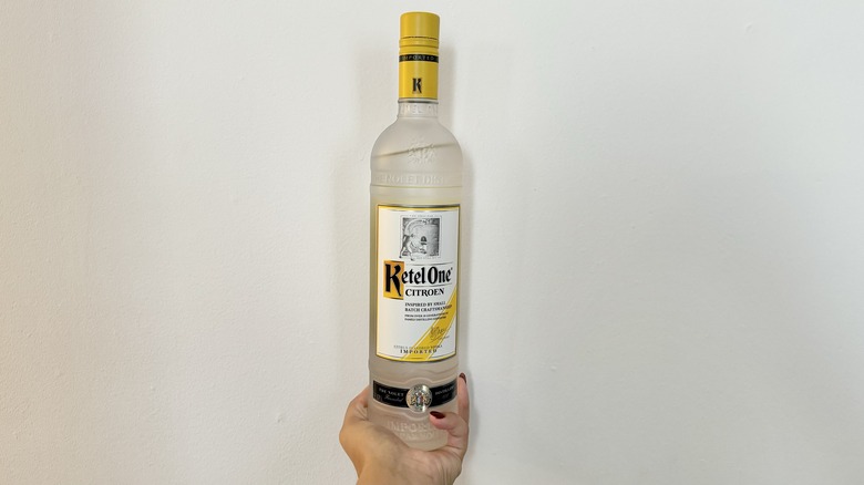 Bottle of Ketel One Citroen