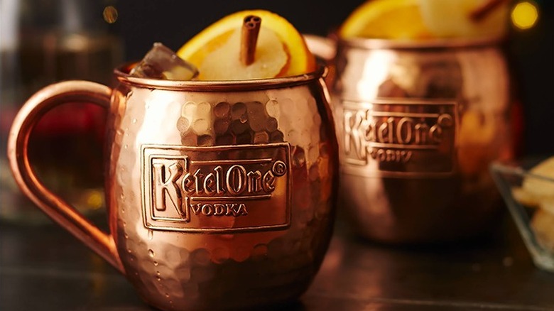 Two Ketel One mules