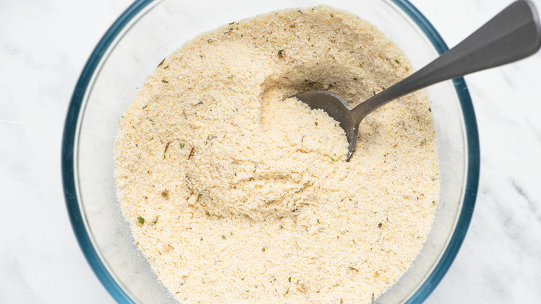 flour mixture in a bowl 