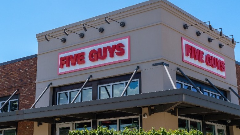 Five guys burgers and fries restaurant