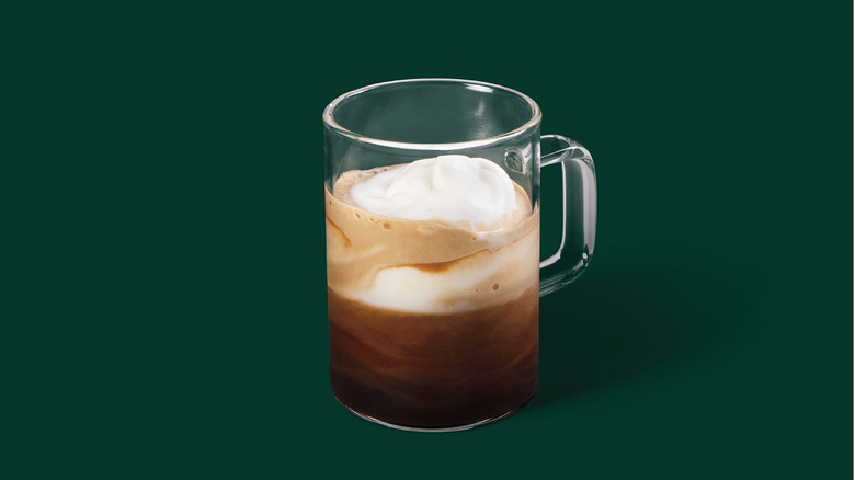 Espresso with whipped cream