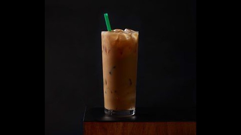 Starbucks iced cinnamon latte