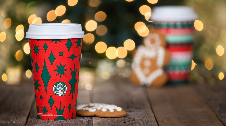 Starbucks holiday coffee cup