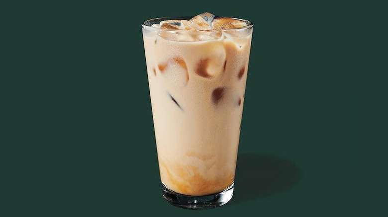 Iced blonde vanilla latte