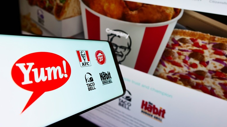 Yum! Brands Inc. webpage