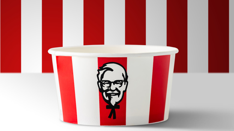 KFC logo and bucket