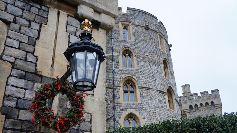 A wreath at Windsor Castle 